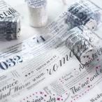 コラージュ 素材 マスキングテープ マステ 英字 英文 フレーズ ジャンクジャーナル アンティーク ヴィンテージ レトロ 海外 PET テープ