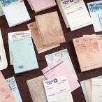 コラージュ素材 デザインペーパー メモ チケット タグ 手紙 アンティーク ヴィンテージ コラージュ 素材 紙もの 手帳 ノート ステッカー 海外