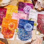 コラージュ 素材 シール 花 フラワー 薔薇 ローズ ジャンクジャーナル アンティーク ヴィンテージ レトロ ステッカー 海外 手帳 フレーク シール