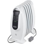 展示未使用品　デロンギ(DeLonghi) オイルヒーター ホワイト+ブラック小型 L字型フィン5枚 [1~3畳用] NJ0505E　アウトレット