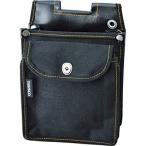 バックパック・ツールバッグ 工具差し・腰袋 ＴＲＵＳＣＯ　内線工事用電工腰袋　前ポケット　フタ付　  (TDI-FM-BK)