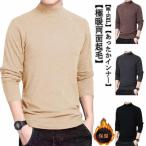 両面起毛 インナー あったかい あったかインナー ヒートテック 秋 冬 メンズ Tシャツ 保温 タートル ハイネック 長袖 無地 黒 肌着 大きいサイ