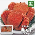  Hokkaido производство шерсть ..400g×2 бесплатная доставка Hokkaido .. имеется рефрижератор шерсть .. шерсть . четырёхугольный волосатый краб краб прямая поставка от производителя кастрюля подарок .. праздник .GQ44P1347A местного производства отправка отдельно прямая поставка 