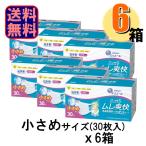 ショッピングマスク 日本製 6箱で送料無料 お買得 エリエール マスク ハイパーブロック ムレ爽快 日本製 小さめ 30枚入 6箱セット