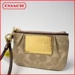 コーチCOACHポーチ COACH POPPY ポピー サットン シグネチャー リストレット 43974 (COACHコーチ)