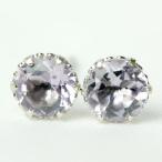 Yahoo! Yahoo!ショッピング(ヤフー ショッピング)ピアス レディース アメジスト プラチナ pt900 18金 18k K18 K14 ゴールド ライラックカラー 4.0mm