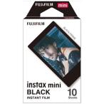 富士フイルム(FUJIFILM) チェキ instax mini ブラック チェキmini用インスタントフィルム 10枚入り