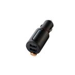 エレコム(ELECOM) LATFMBTB03BK ブラック FMトランスミッター Bluetooth USB2ポート 2.4A