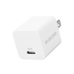  Elecom ELECOM MPA-ACCP28WH( белый ) USB зарядное устройство AC зарядное устройство PD соответствует 20W Type-C ×1 порт маленький размер легкий 