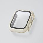 エレコム(ELECOM) AW-23EFCGJWH ホワイト アップルウォッチ カバー SE 第2世代/第1世代 /Series6/5/4 40mm フルカバー 表面硬度10H 全面保護