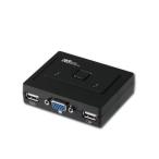RATOC systems RS-230UH HDMI переключатель 2 ввод 1 мощность ручной Mac Windows соответствует 