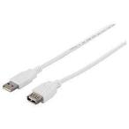 バッファロー(BUFFALO) BSUAA230WH ホワイト USB2.0延長ケーブル A to A 3m