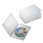 エレコム(ELECOM) CCD-DVD02CR クリア トールケース 1枚収納