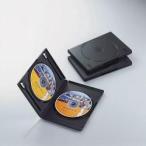 エレコム(ELECOM) CCD-DVD04BK ブラック トールケース 2枚収納