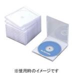 エレコム(ELECOM) CCD-JSCN10WH ホワイト Blu-ray/DVD/CDケース 標準 PS 1枚収納