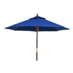 不二貿易  【組立品】 木製パラソル 210ｃｍ ネイビー 210ＮＶ 60158【代引・日時指定・キャンセル不可・北海道沖縄離島配送不可】