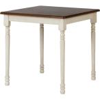 不二貿易  【組立品】 ３点ダイニングテーブルマキアート 93026【代引・日時指定・キャンセル不可・北海道沖縄離島配送不可】