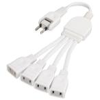 ya The waY02V4002WH белый AC адаптор для 4 разделение удлинитель 4 выход ширина ..0.2m