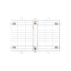  Iris o-yama(Iris Ohyama) PWSY-960V woody Circle для крыша 