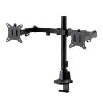  Sanwa Supply CR-LAC216BK монитор arm двойной long arm тонкий Short зажим черный 