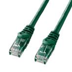 サンワサプライ LA-Y6-01G グリーン LANケーブル カテゴリ6UTP 1m