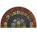  лучший koND-468 semi Circle stain do плитка коврик перед дверью 38.5×65cm