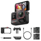 [ долгосрочная гарантия есть ]Insta360 Insta360 Ace Pro2 midnight черный рукоятка :s rate серый Street фотосъемка комплект двойной аккумулятор CINSBBGA-ACEPRO242 CINS