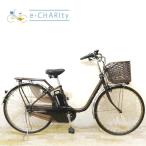 電動自転車 中古 ママチャリ パナソニック ビビ DX ブラウン 26インチ KC093 電動アシスト自転車 神戸