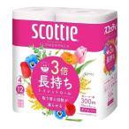  Scotty цветок упаковка 3 раз долговечный туалет to бумага двойной (75m×4 roll )kresia[ бесплатная доставка ]