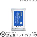 新潟米 令和5年産 無洗米 魚沼産コシヒカリ 2kg (2kg×1袋) NTWP製法 お米 白米 新潟米 魚沼米 新潟県産 こしひかり 送料無料 ギフト対応