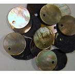 Yahoo! Yahoo!ショッピング(ヤフー ショッピング)[HC002]蝶貝 茶（ナチュラル） 1穴 丸約10mm 5ケ（LB18930-10）[RPT]
