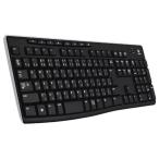 LOGICOOL ロジクール フルサイズ 薄型 ワイヤレスキーボード テンキー付 耐水 静音設計 USB接続 Unifying対応レシーバー採用 K270