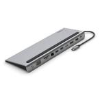 BELKIN USB-C ハブドッキングステーション 11 in 1 MacBook / Windows PC / Chromebook 対応 INC004BTSGY-A