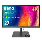 BENQ ベンキュー PD2706U 27.0型 液晶ディスプレイ 3840×1080〜2160 スピーカー搭載 DisplayPort HDMI USB タイプC ブラック系