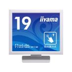 タッチパネル液晶ディスプレイ 19型/1280x1024/D-sub、HDMI、DisplayPort/ホワイト/スピーカー:有/SXGA/IPS/防塵防滴/抵抗膜(T1931SR-W1S)