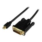 STARTECH.COM 91CM MINI DISPLAYPORT-DVI 変換アクティブアダプタケーブル オス/オス 1920 MDP2DVIMM3BS
