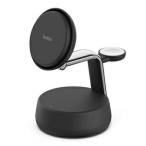 BELKIN UltraCharge Pro Qi2 25W 3-in-1 マグネット式充電ドック チャコール(WIZ040dqCH)