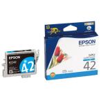 EPSON エプソン インクカートリッジ (PX-V630等用/シアン)(ICC42)