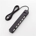 ELECOM エレコム 雷ガードタップ/個別スイッチ/6個口/2.5m/ブラック T-K6A-2625BK
