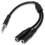 STARTECH.COM тонкий 3.5mm аудио s разделение кабель мужской / женский MUY1MFFS