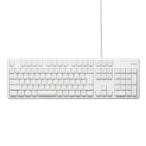 ELECOM Elecom проводной клавиатура / men b Len тип / полный размер / белый TK-FCM104WH