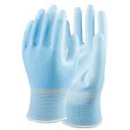 おたふく手袋(Otafuku Glove) オタフク A-384 LL ブルー 13Gウレタン背抜 10P　A-384