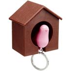 小島通商 Sparrow Key Ring スパロウキーリング ピンク/ブラウン