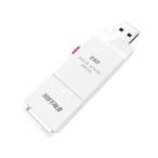 バッファロー PC対応 USB3.2(Gen2)TV録画 スティック型 TypeC付属(SSD-SCT1.0U3-WA)