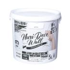 アサヒペン 手で塗れる塗り壁材 Nuri-Deco-Wall ツヤ消し 5L ホワイト