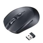 SANWASUPPLY サンワサプライ ワイヤレスブルーLEDマウス(5ボタン) MA-WB509BK