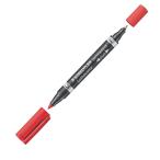 STAEDTLER ステッドラー ルモカラー・デュオ レッド 348-2