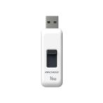 アーキサイト USBフラッシュメモリ USB2.0対応 16GB(AS-016GU2-PSW)