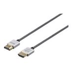 BUFFALO バッファロー HDMIケーブル プレミアム認証 スリム 1.5m シルバー(BSHDPS15SV)