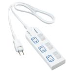 PANASONIC パナソニック ザ・タップX (3コ口) (1m) (ホワイト) WHA25134WP